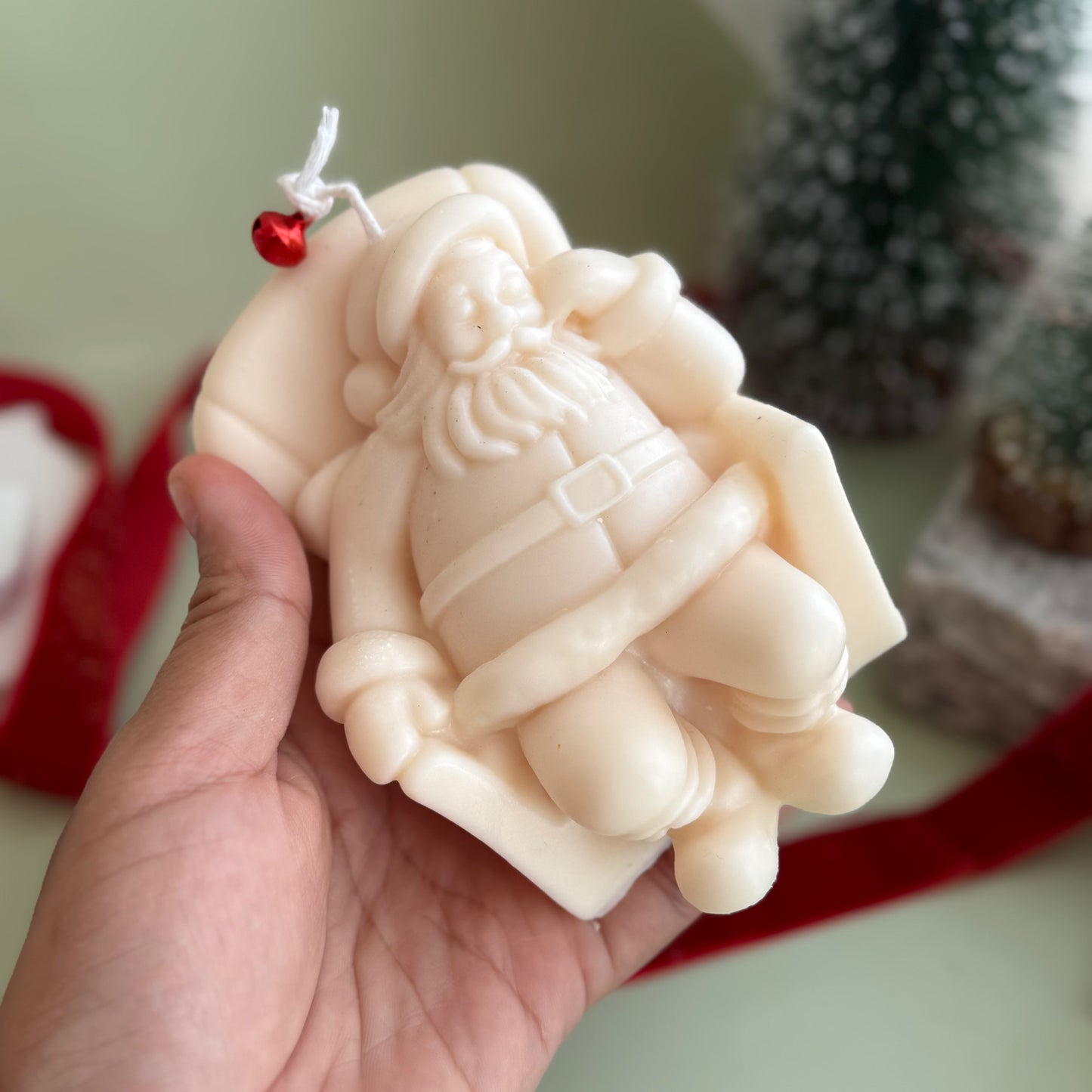 Santa Resting in Armchair