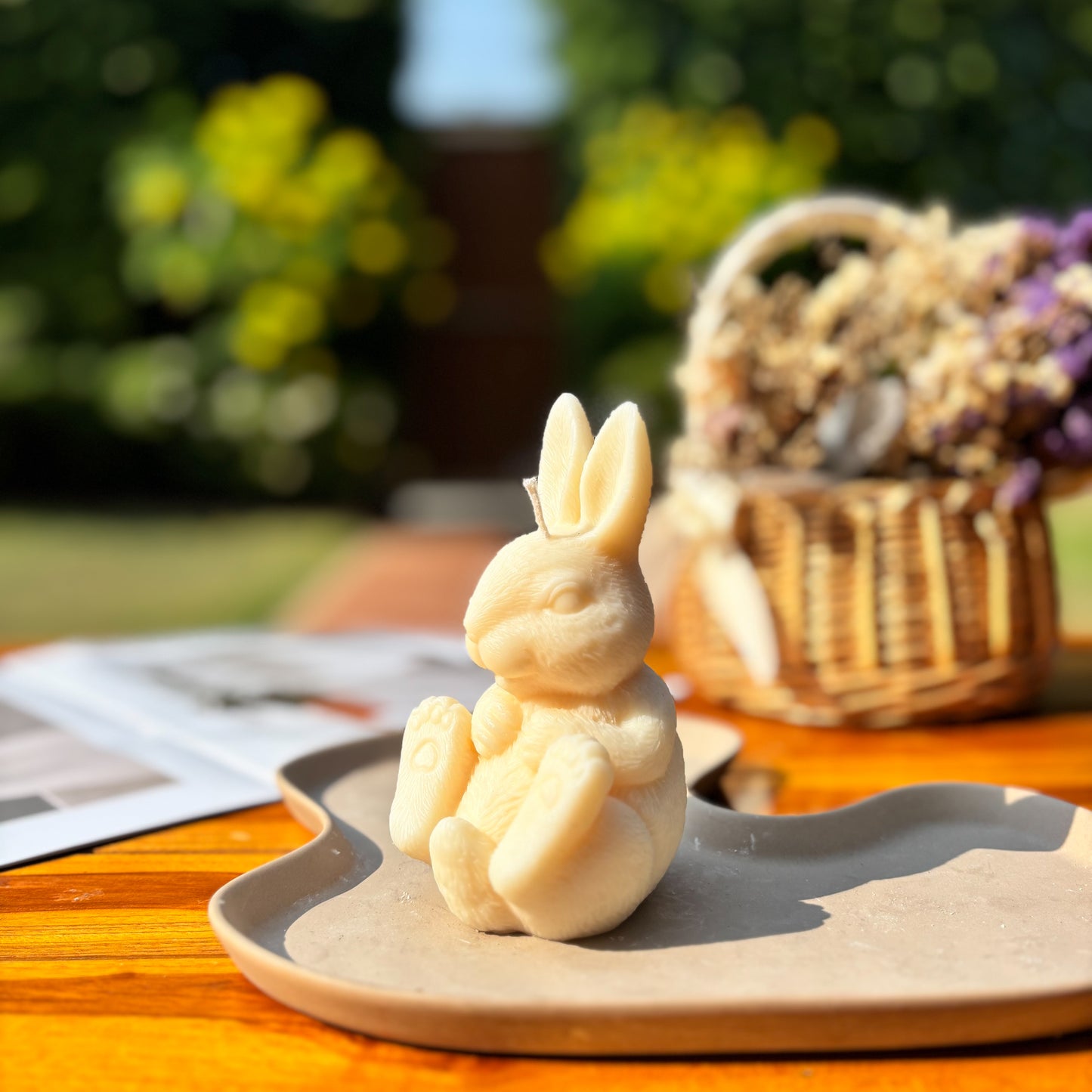 CROSSED LEGS RABBIT