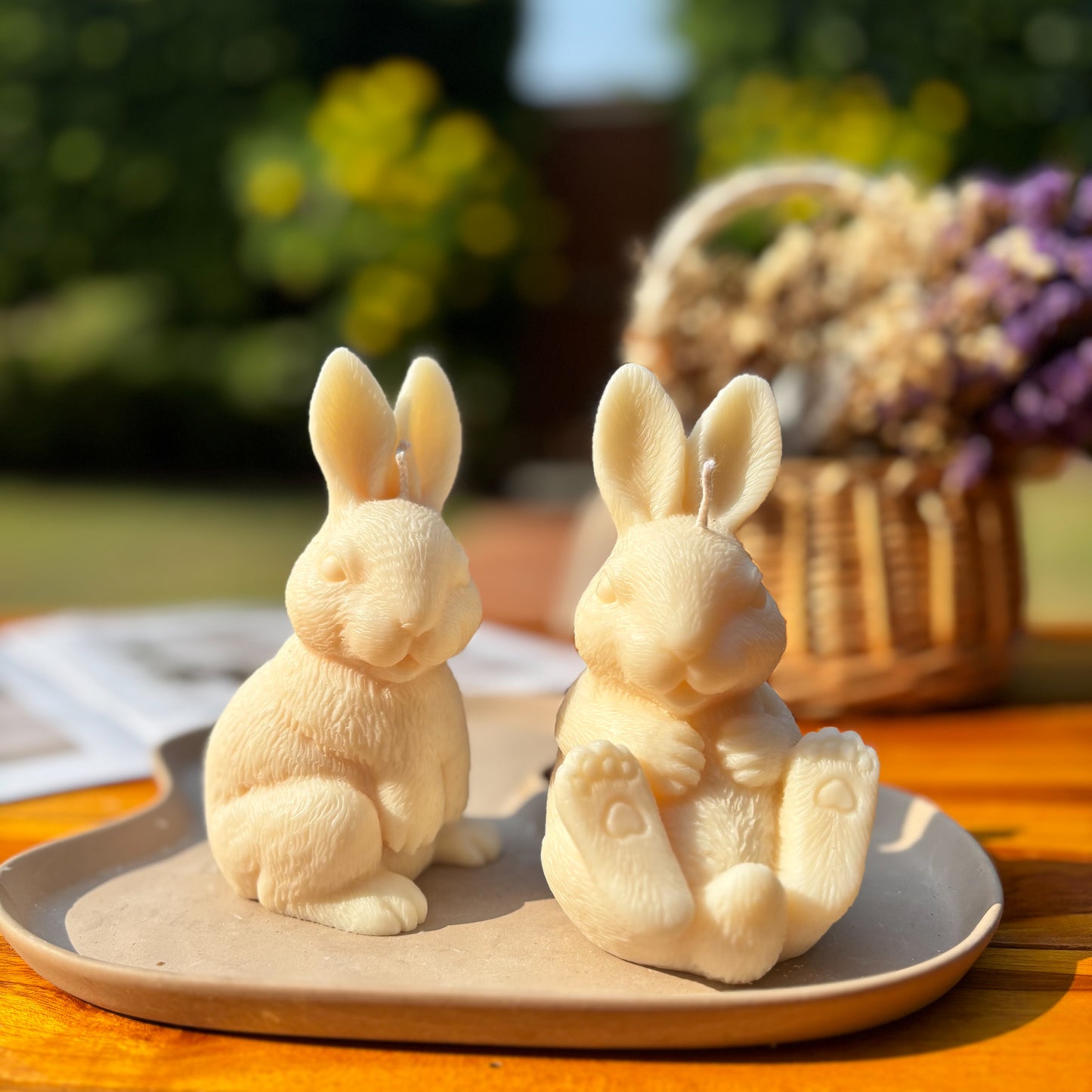 CROSSED LEGS RABBIT